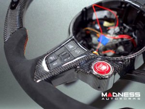 Alfa Romeo Stelvio Steering Wheel - Carbon Fiber - w/ LED Functions - QV Models